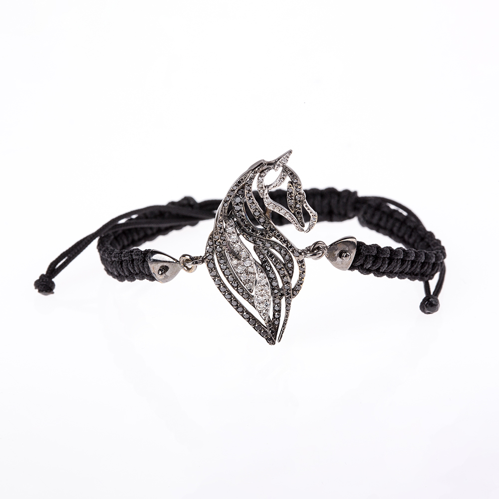 HORSE BRACELET - BLACK