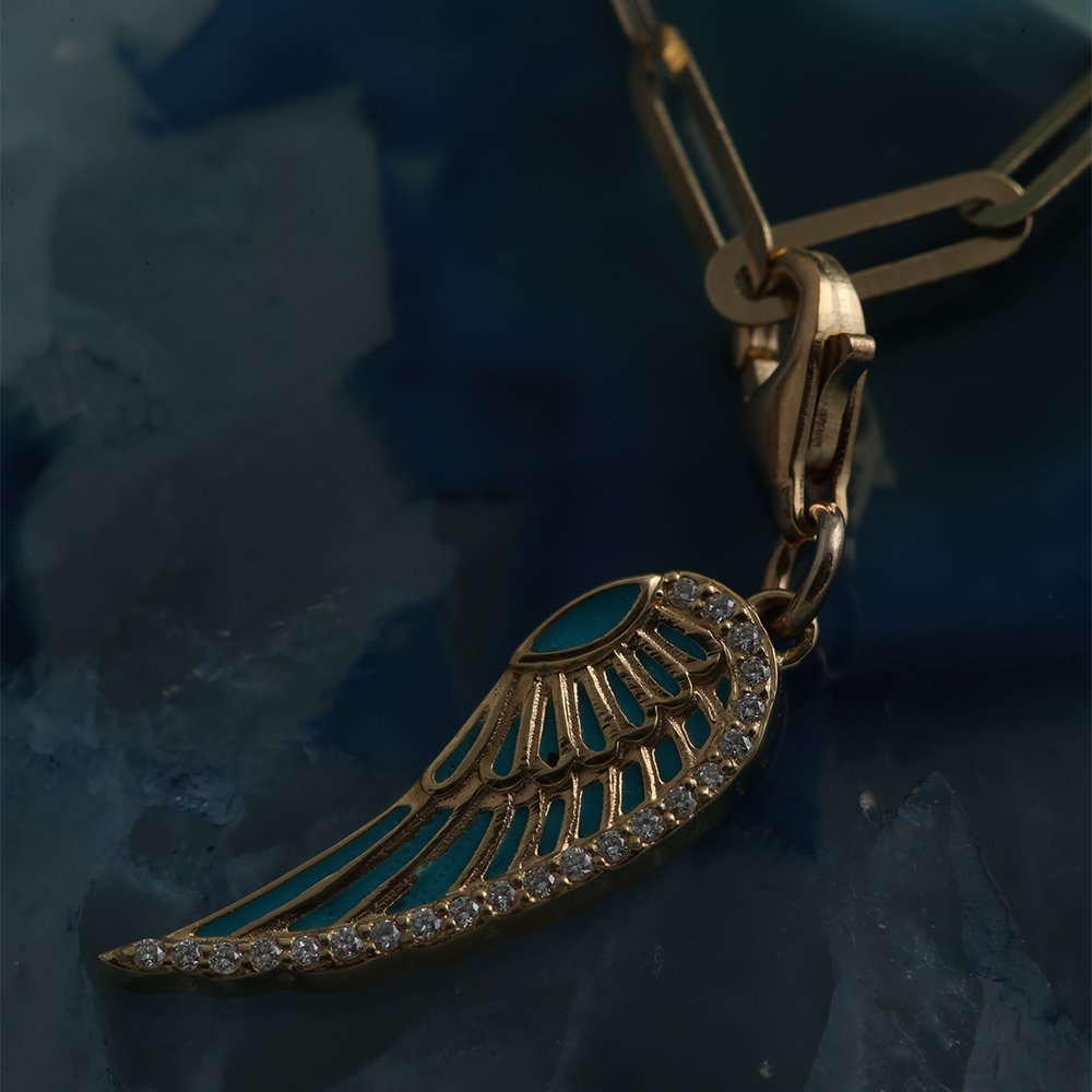BLUE WING PENDANT