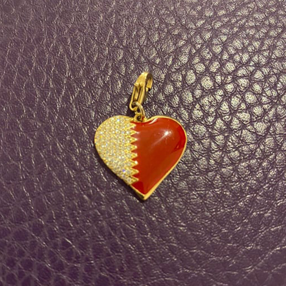 HEART FLAG PENDANT