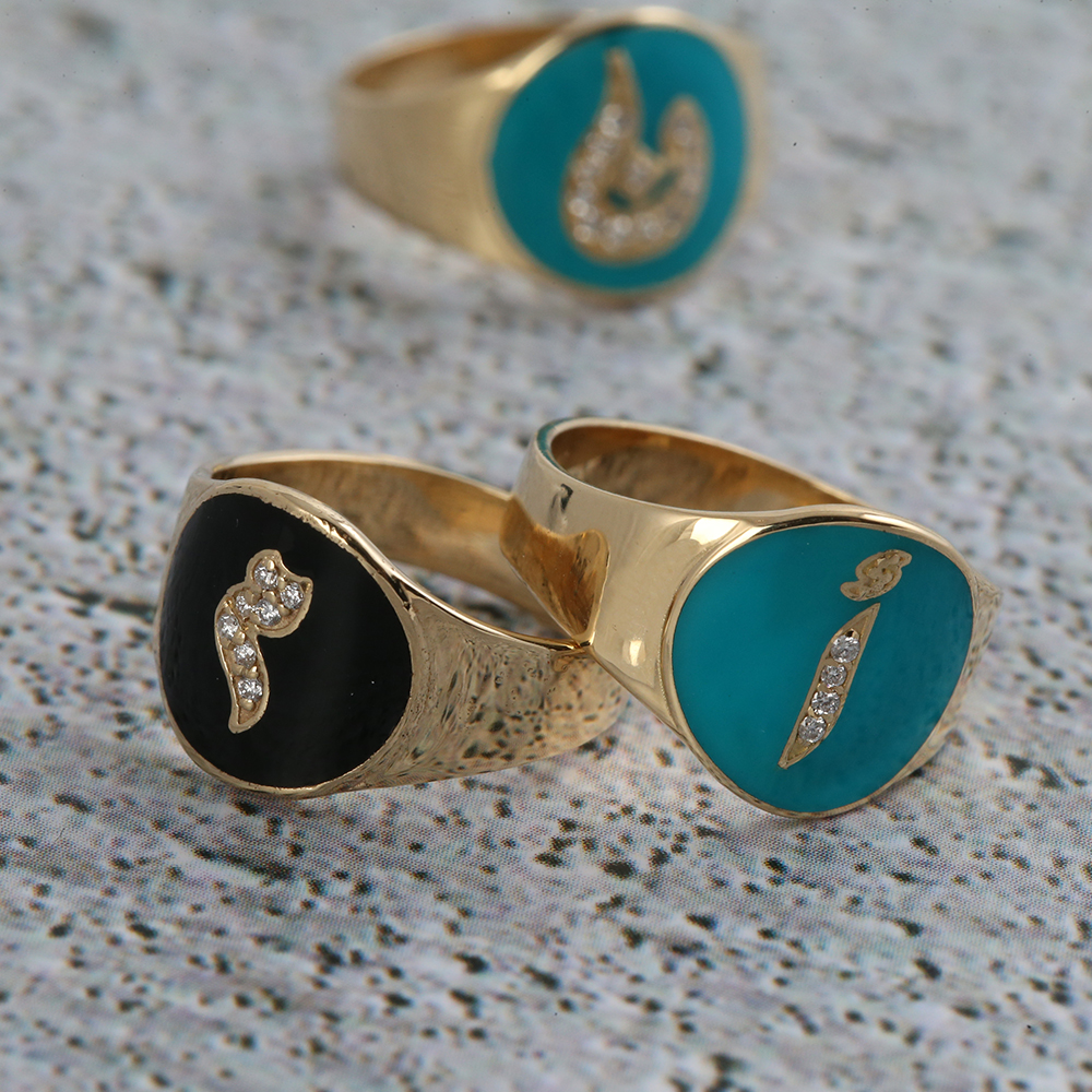 LETTERS COLLECTION RING
