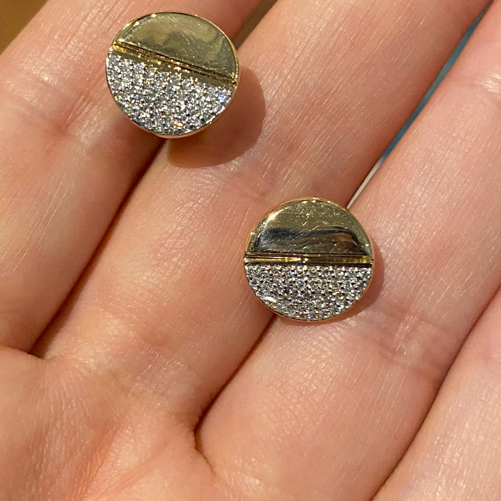 ROUND COLLECTION EARRINGS GOLD