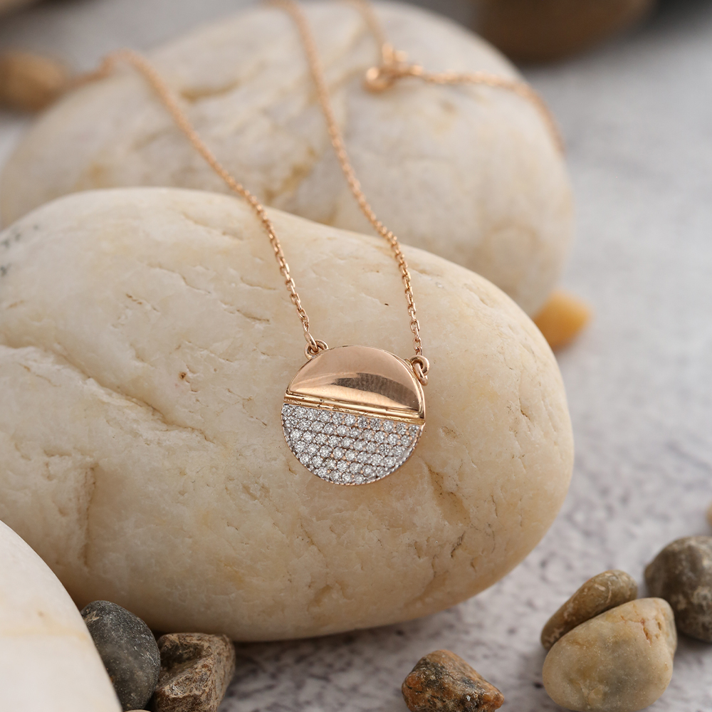 ROUND COLLECTION PENDANT GOLD
